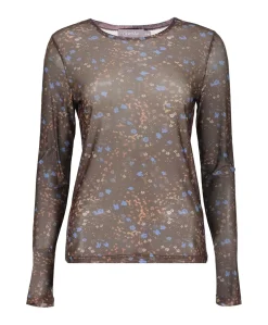 Dames blouse bruin