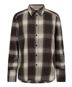 Dames blouse bruin