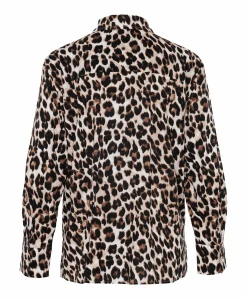 Dames blouse bruin