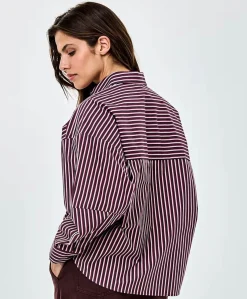 Dames blouse bruin