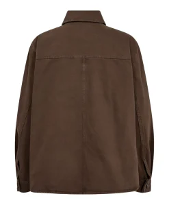 Dames blouse bruin