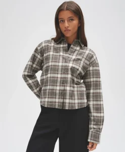 Dames blouse bruin