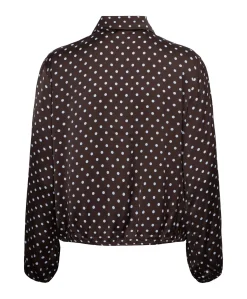 Dames blouse bruin