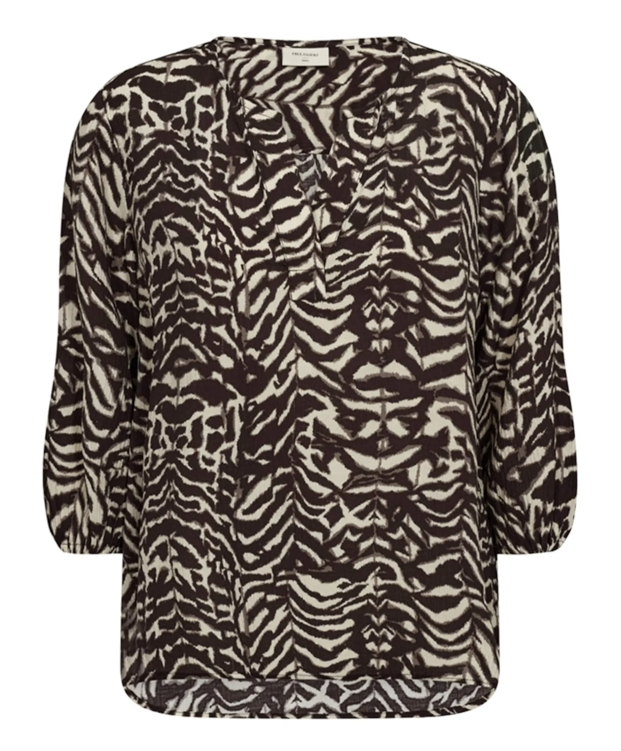 Dames blouse bruin