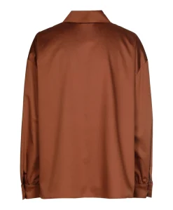 Dames blouse bruin