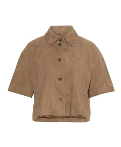 Dames blouse bruin