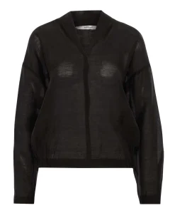 Dames blouse bruin