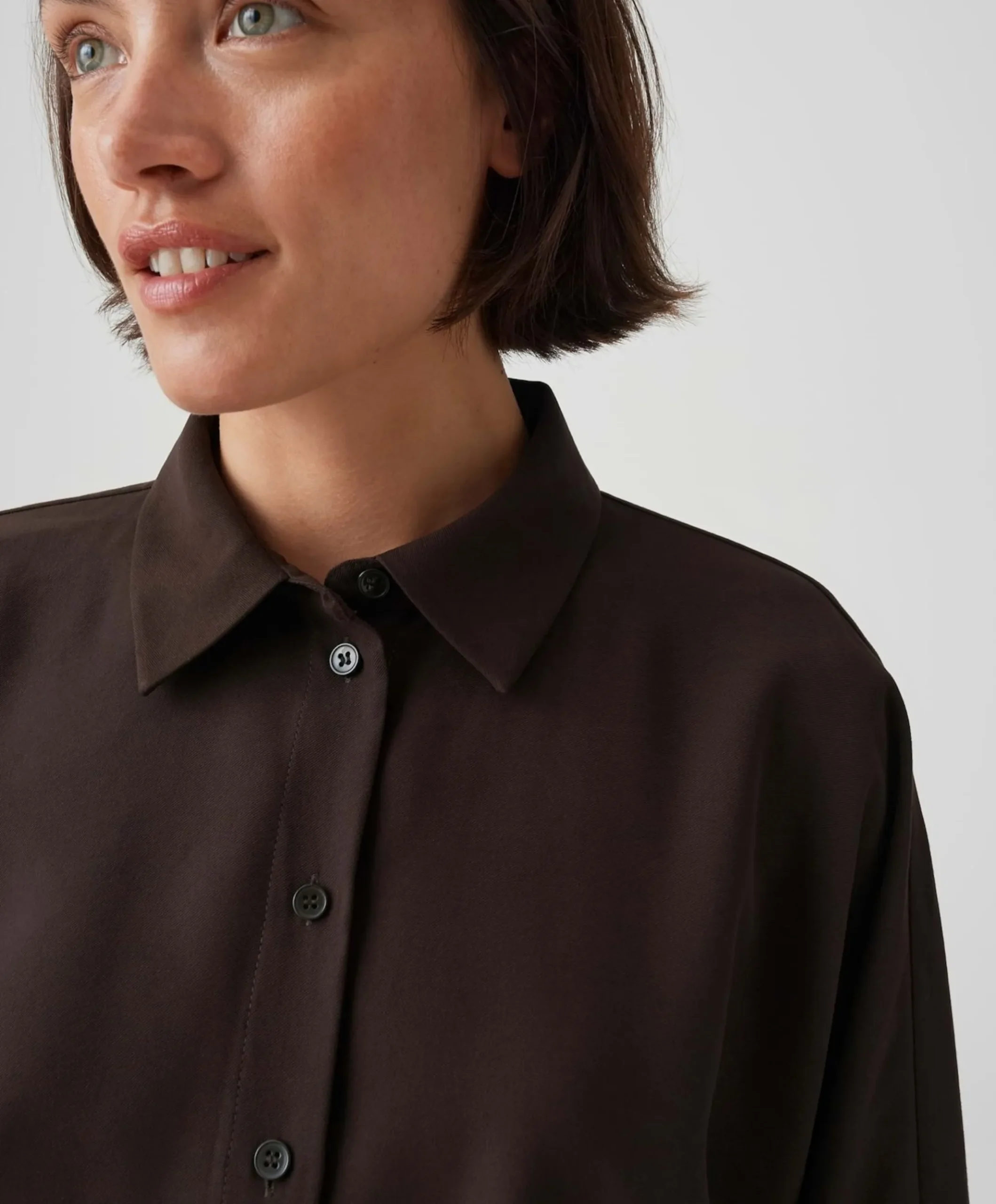 Dames blouse bruin