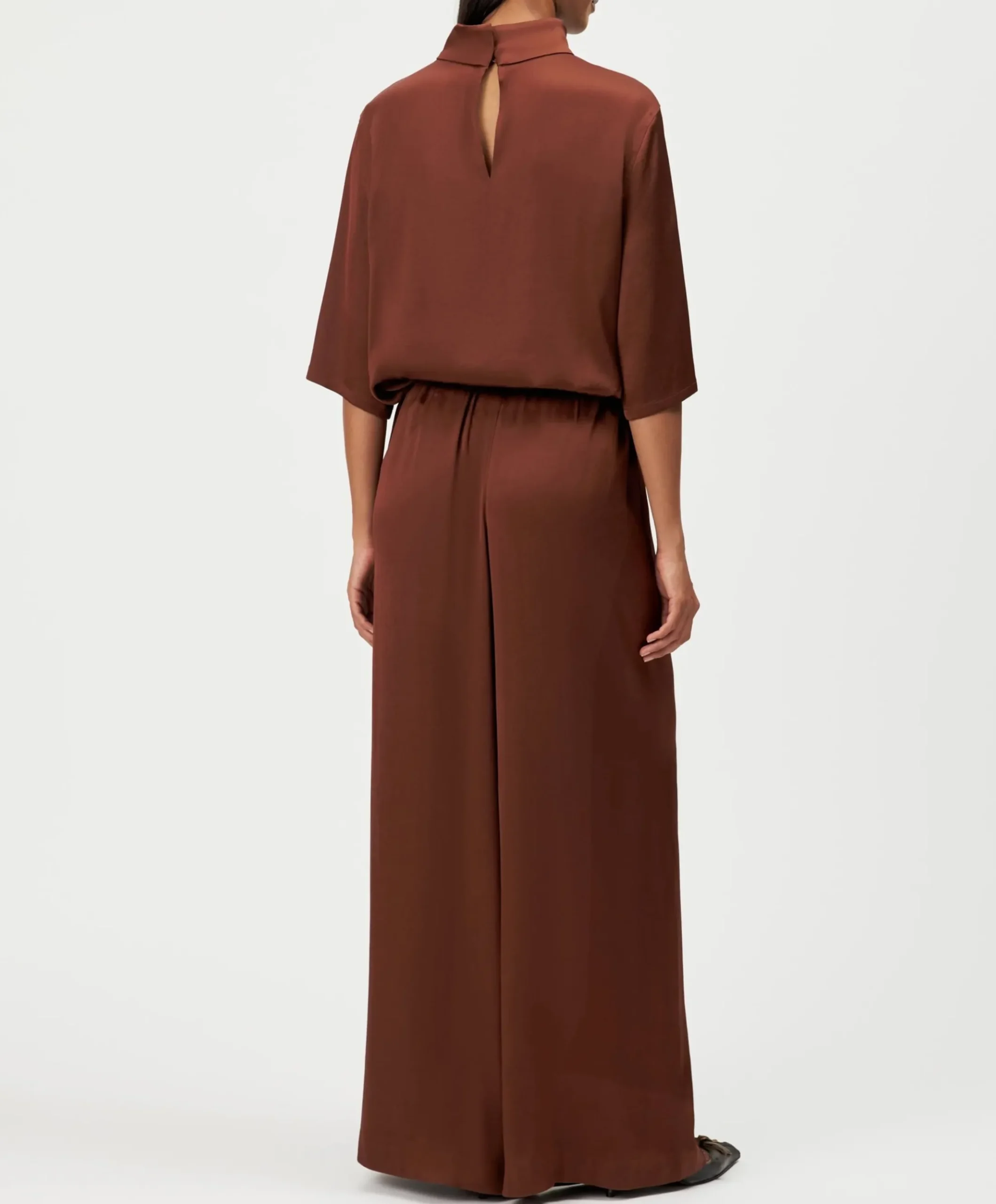 Dames blouse bruin
