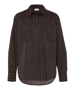 Dames blouse bruin