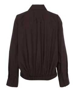 Dames blouse bruin