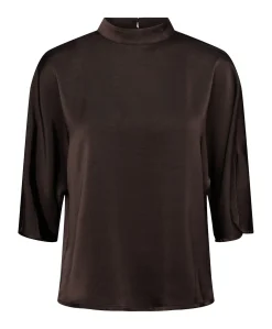 Dames blouse bruin