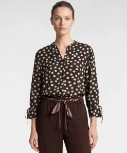 Dames blouse bruin