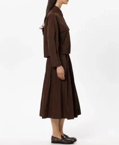 Dames blouse bruin