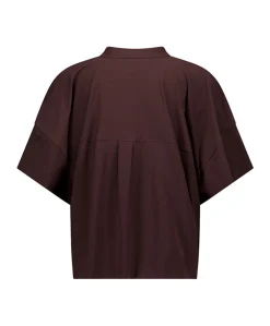 Dames blouse bruin