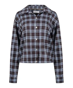 Dames blouse bruin