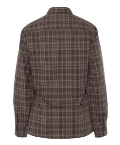 Dames blouse bruin