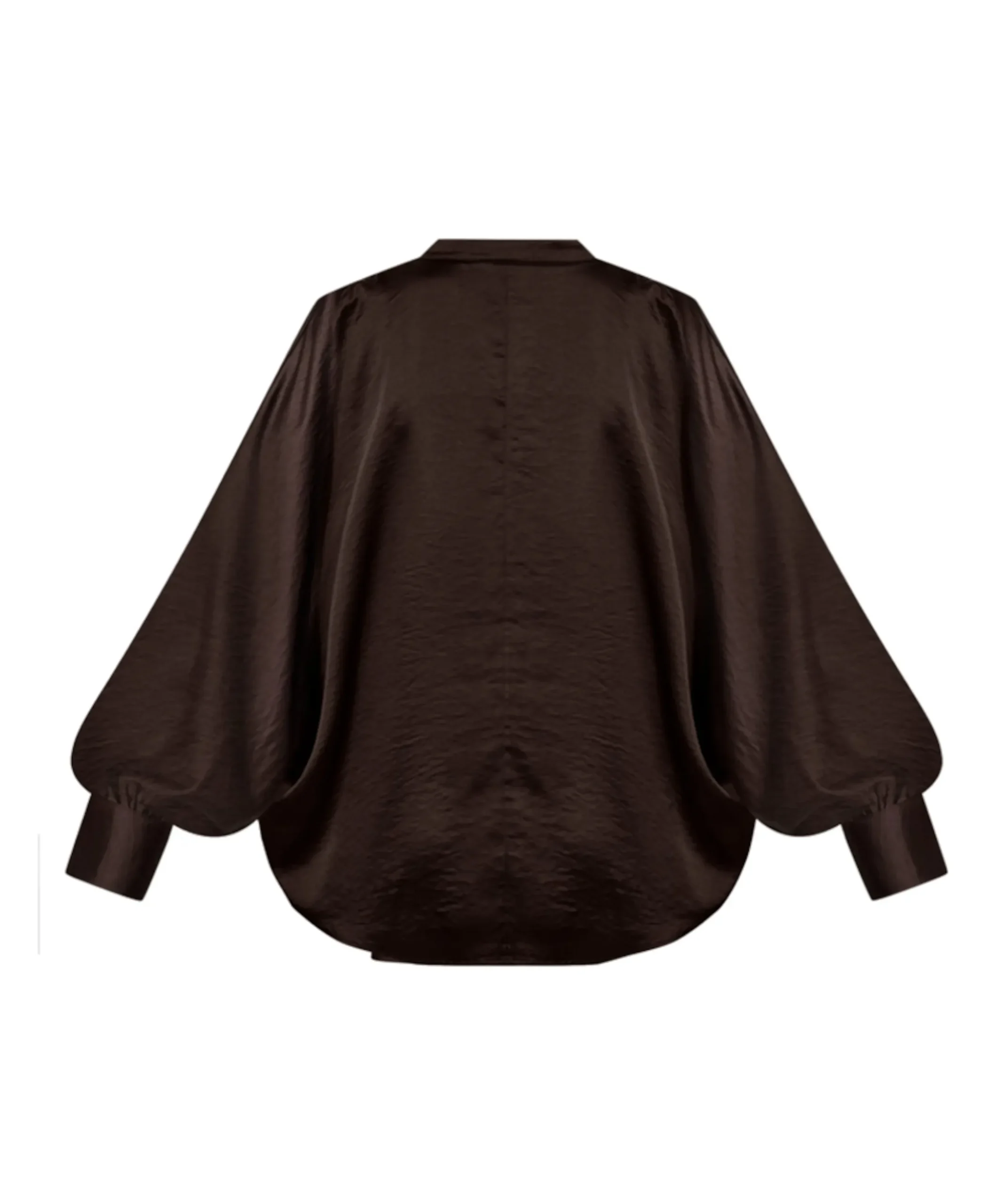Dames blouse bruin