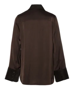Dames blouse bruin