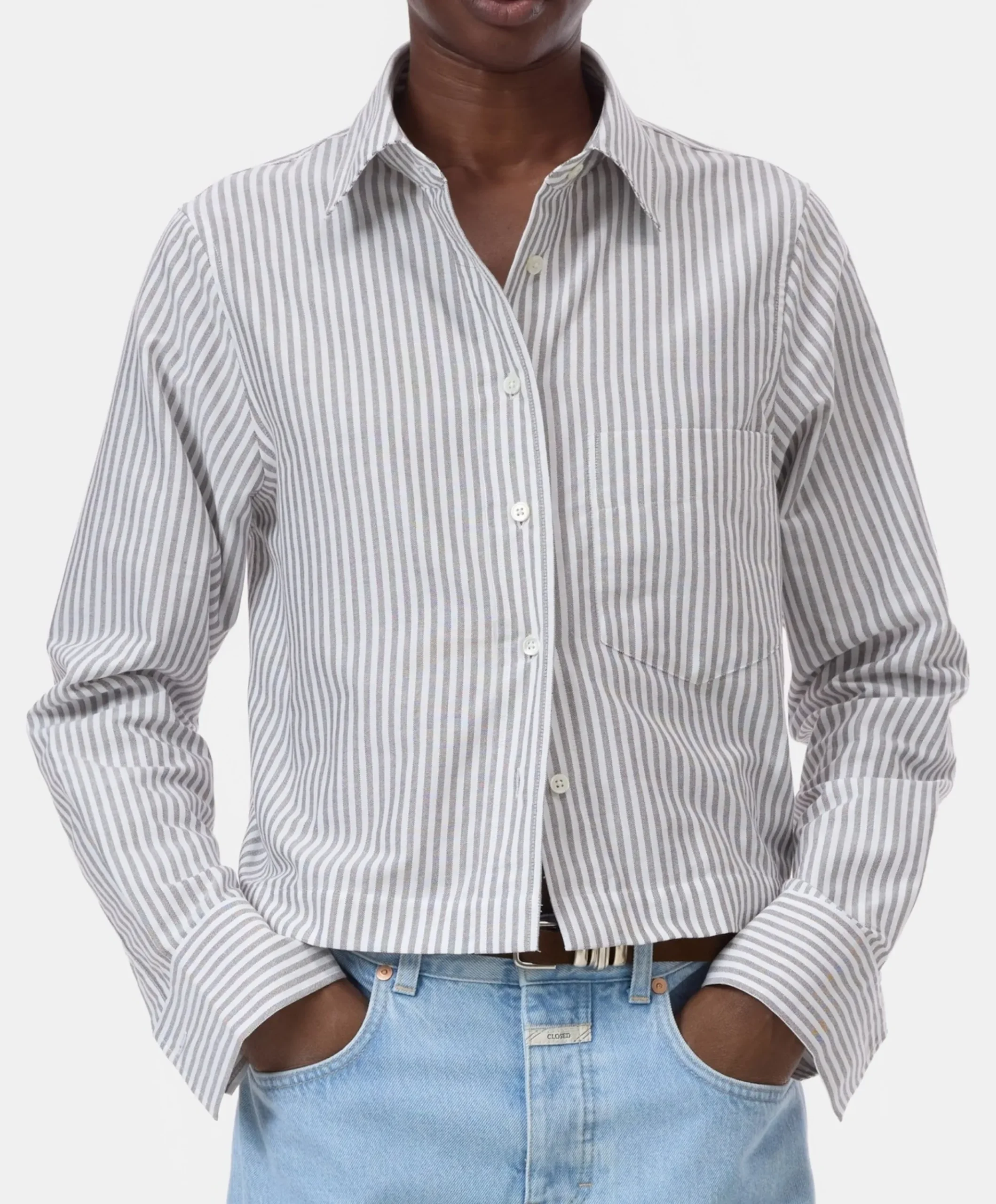 Dames blouse bruin