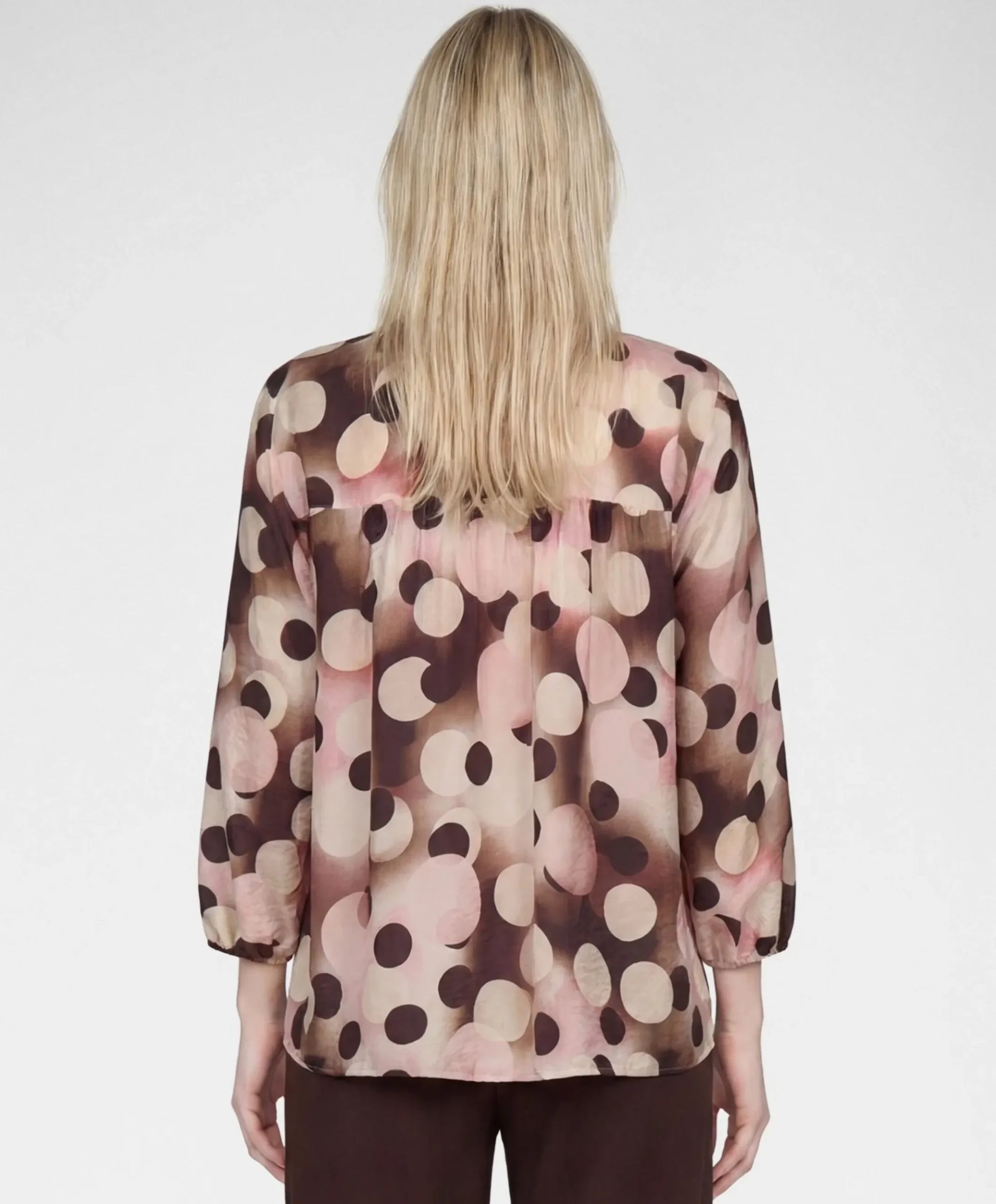 Dames blouse bruin