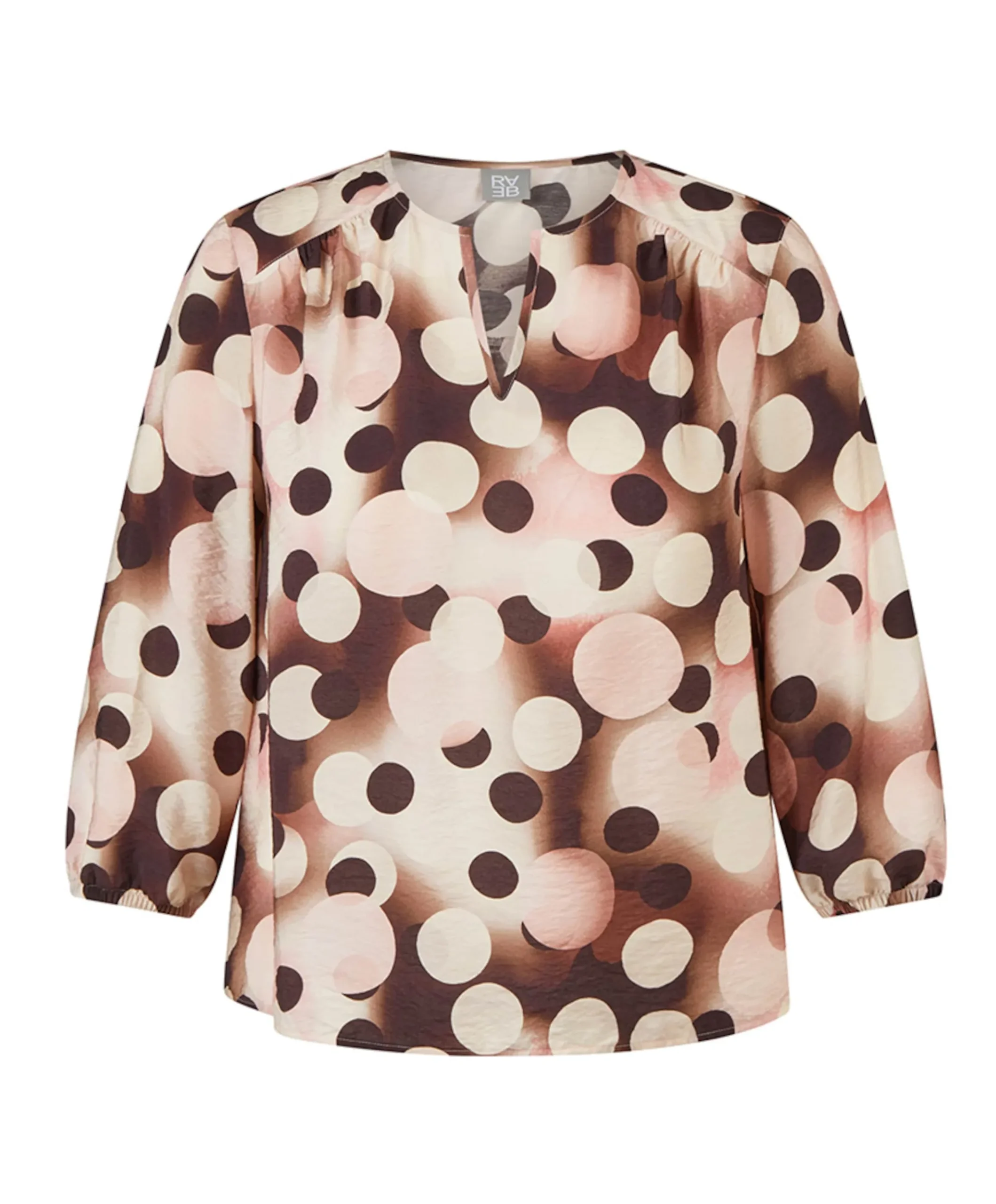 Dames blouse bruin