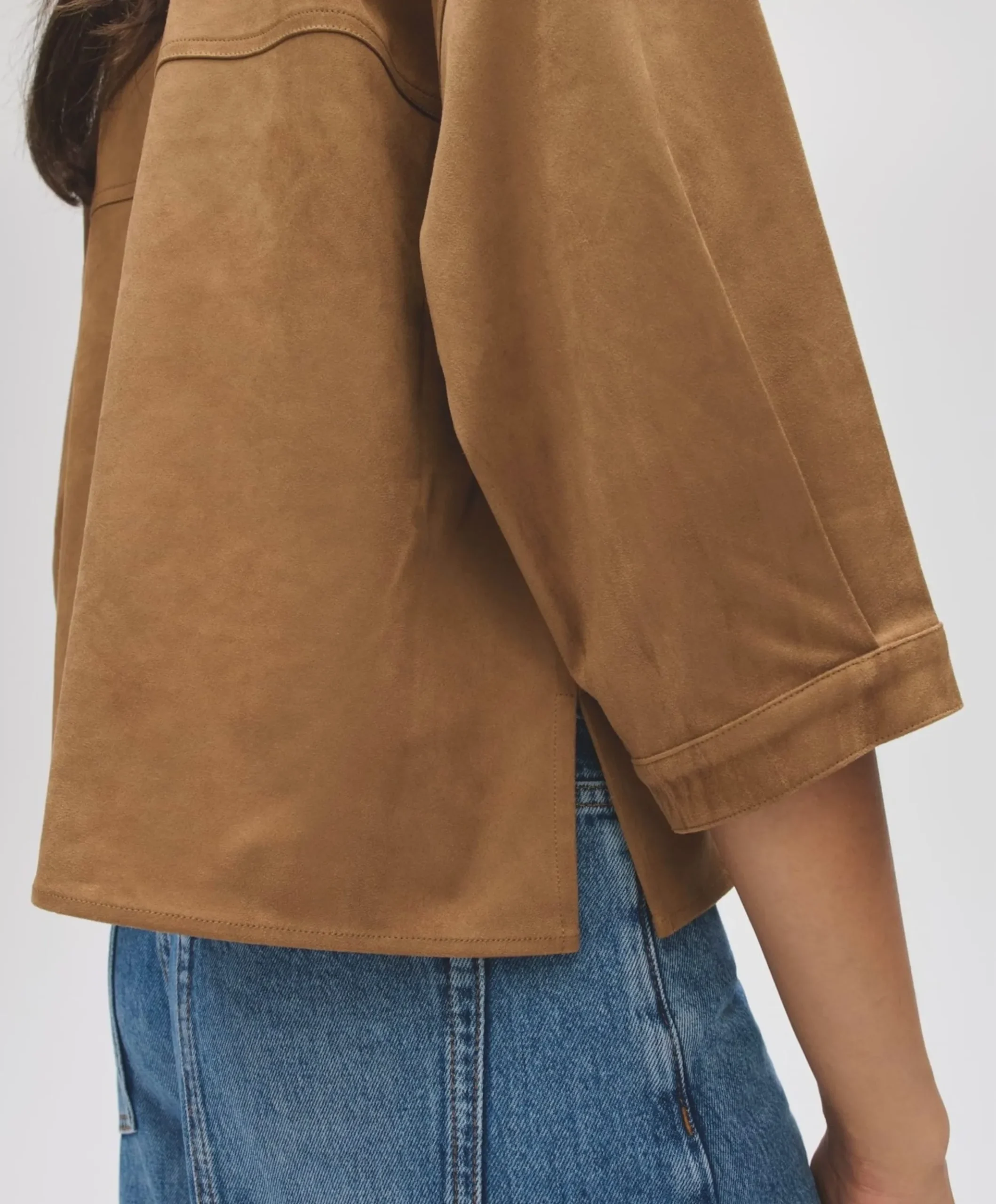 Dames blouse bruin