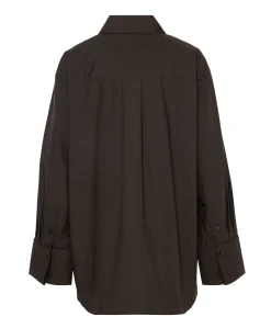 Dames blouse bruin