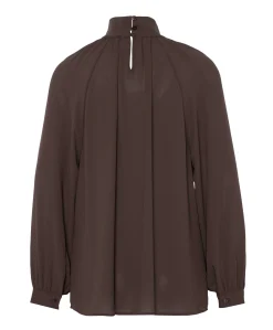 Dames blouse bruin