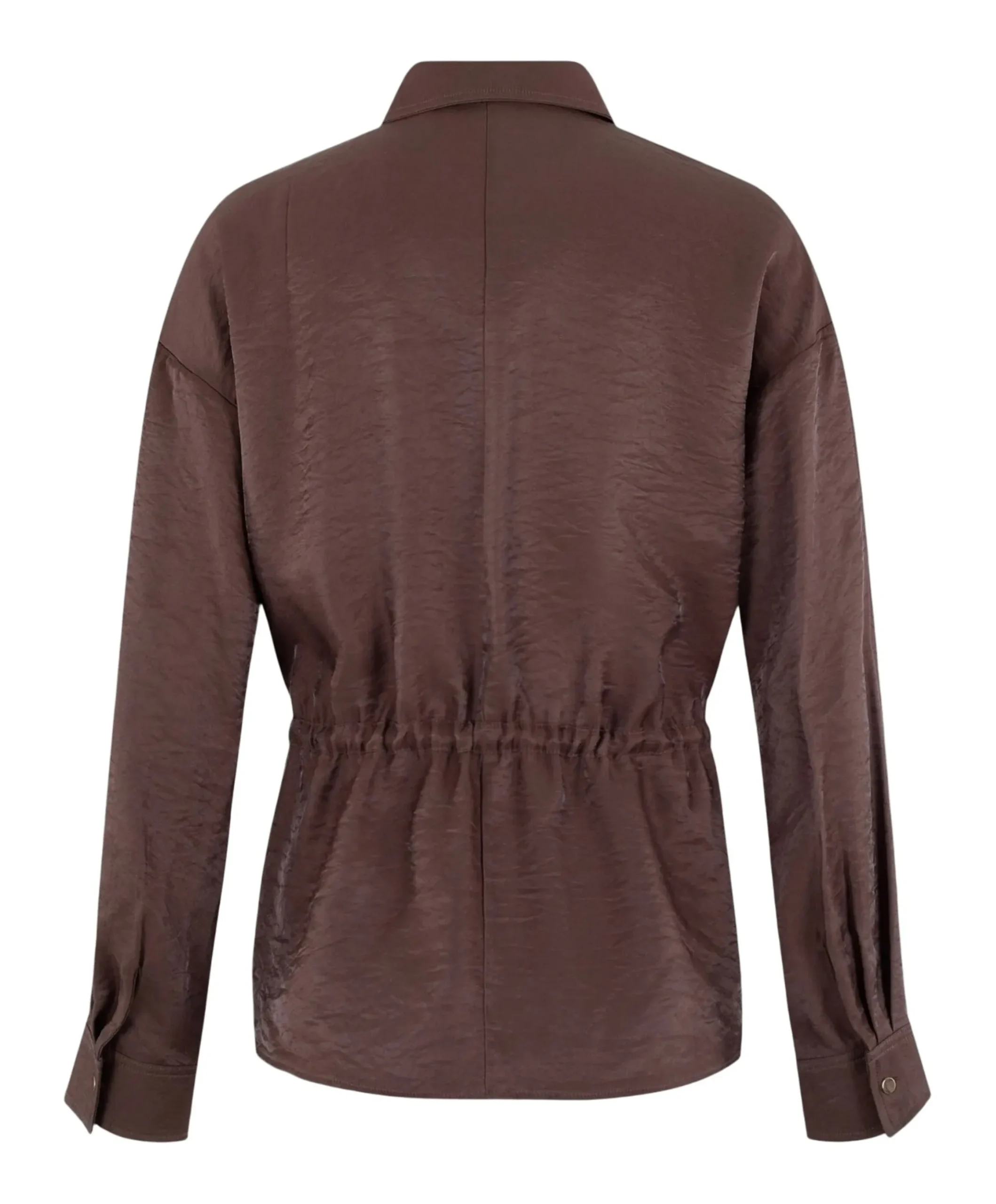 Dames blouse bruin