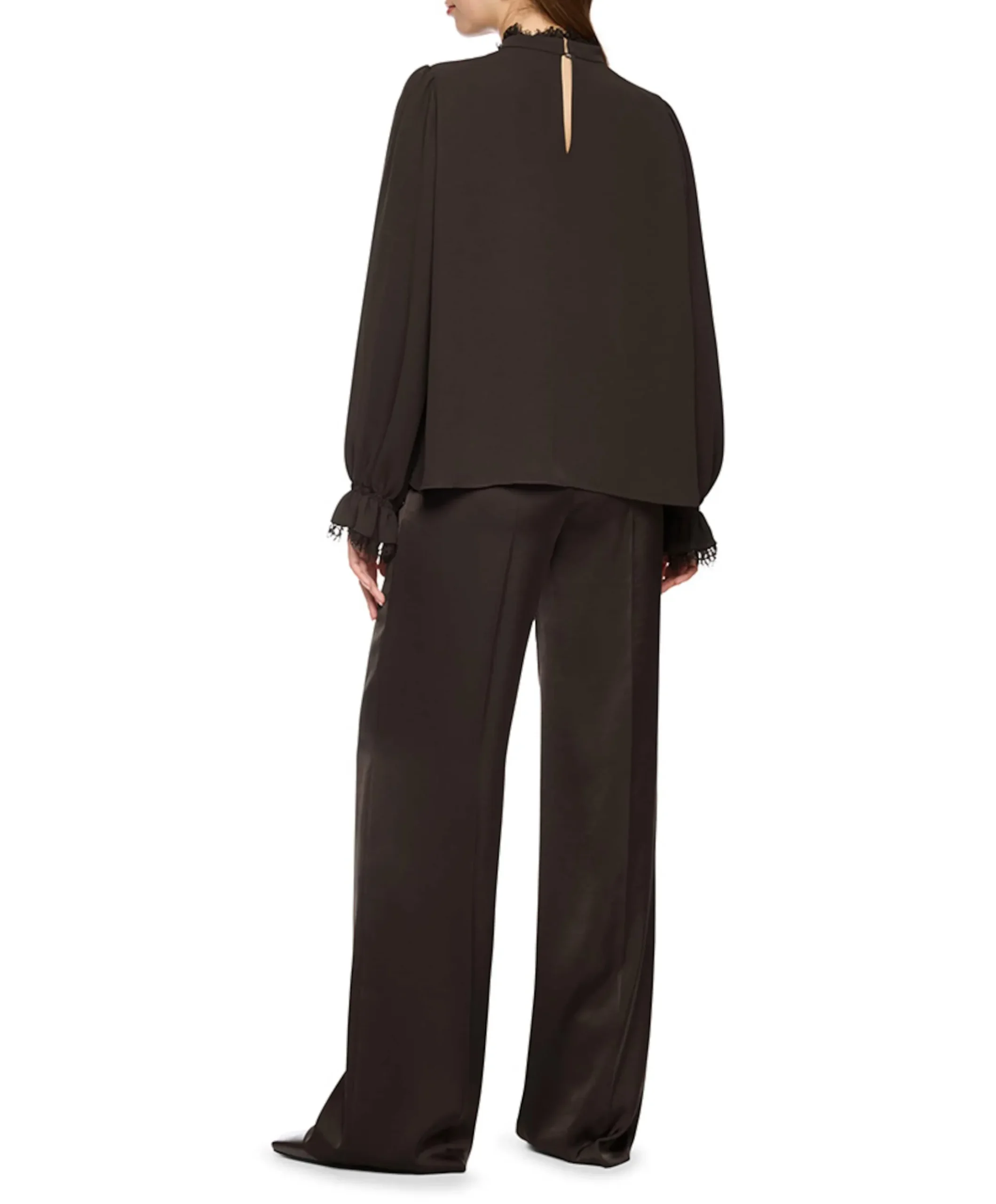 Dames blouse bruin