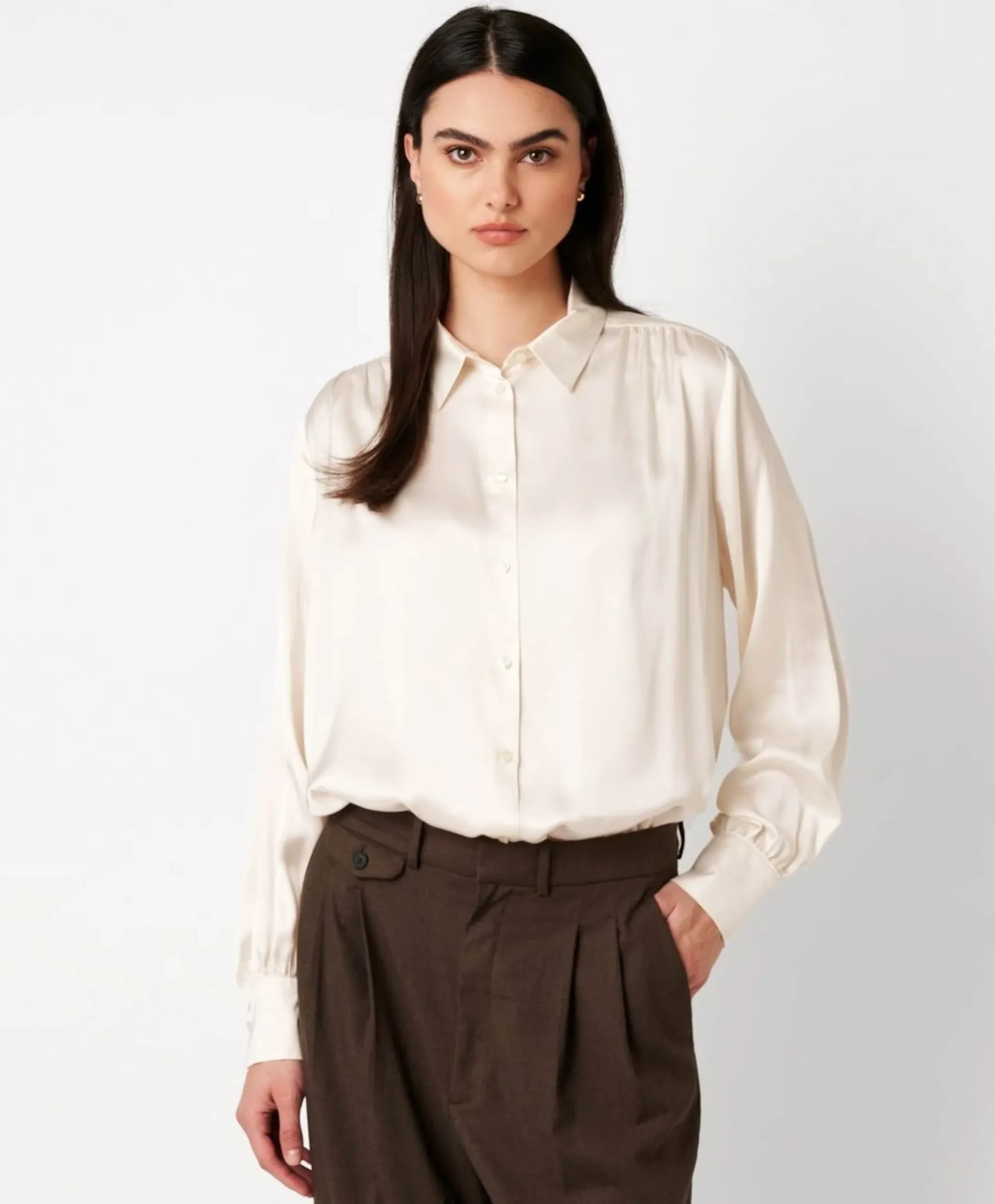 Dames blouse ecru