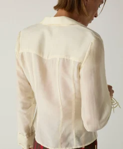 Dames blouse ecru