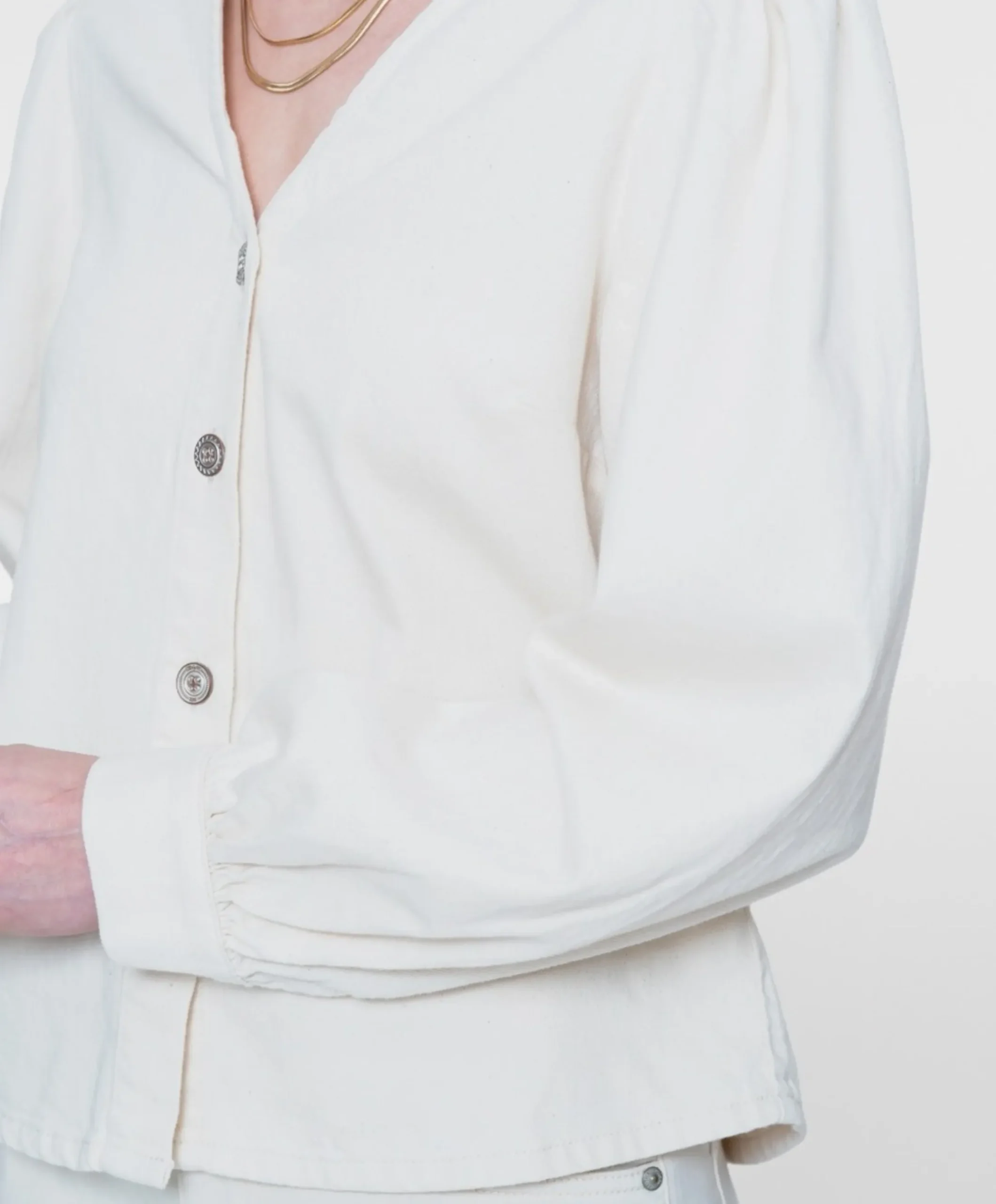 Dames blouse ecru