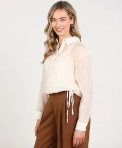 Dames blouse ecru
