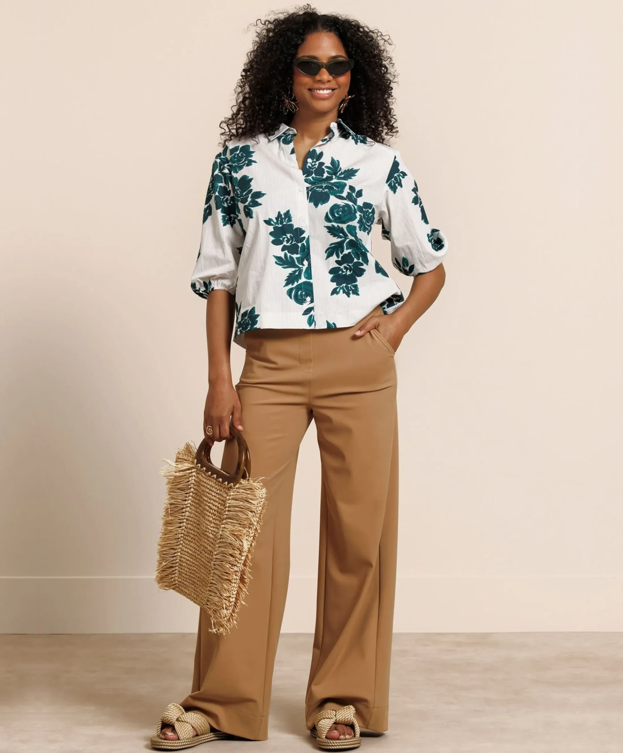 Dames blouse ecru