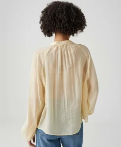 Dames blouse geel