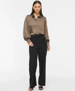 Dames blouse grijs