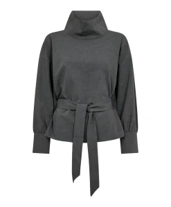 Dames blouse grijs
