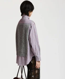 Dames blouse grijs