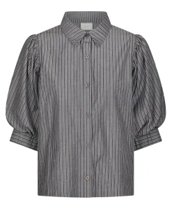 Dames blouse grijs