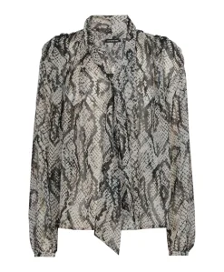 Dames blouse grijs