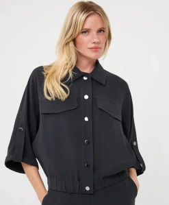 Dames blouse grijs