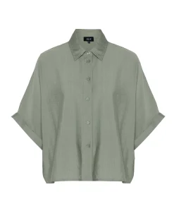 Dames blouse groen