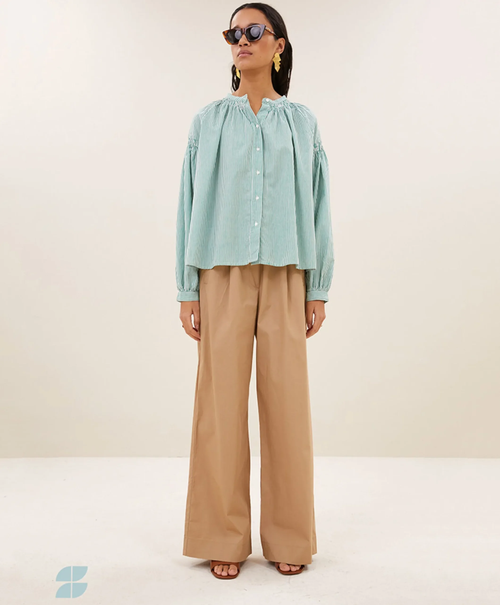 Dames blouse groen