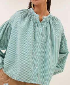 Dames blouse groen