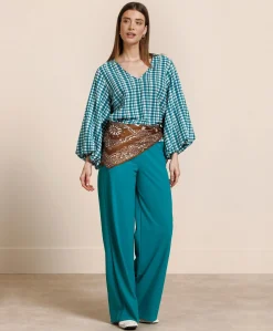 Dames blouse groen
