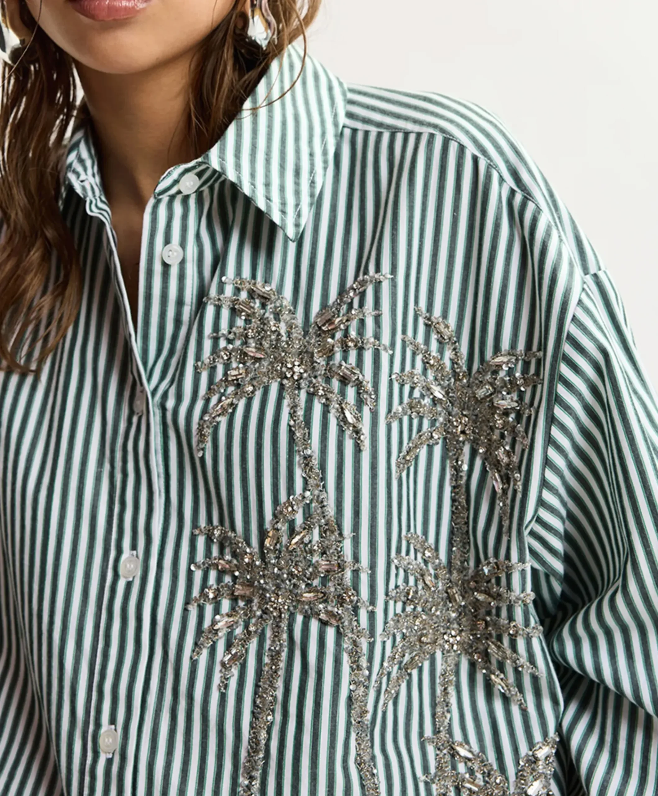 Dames blouse groen