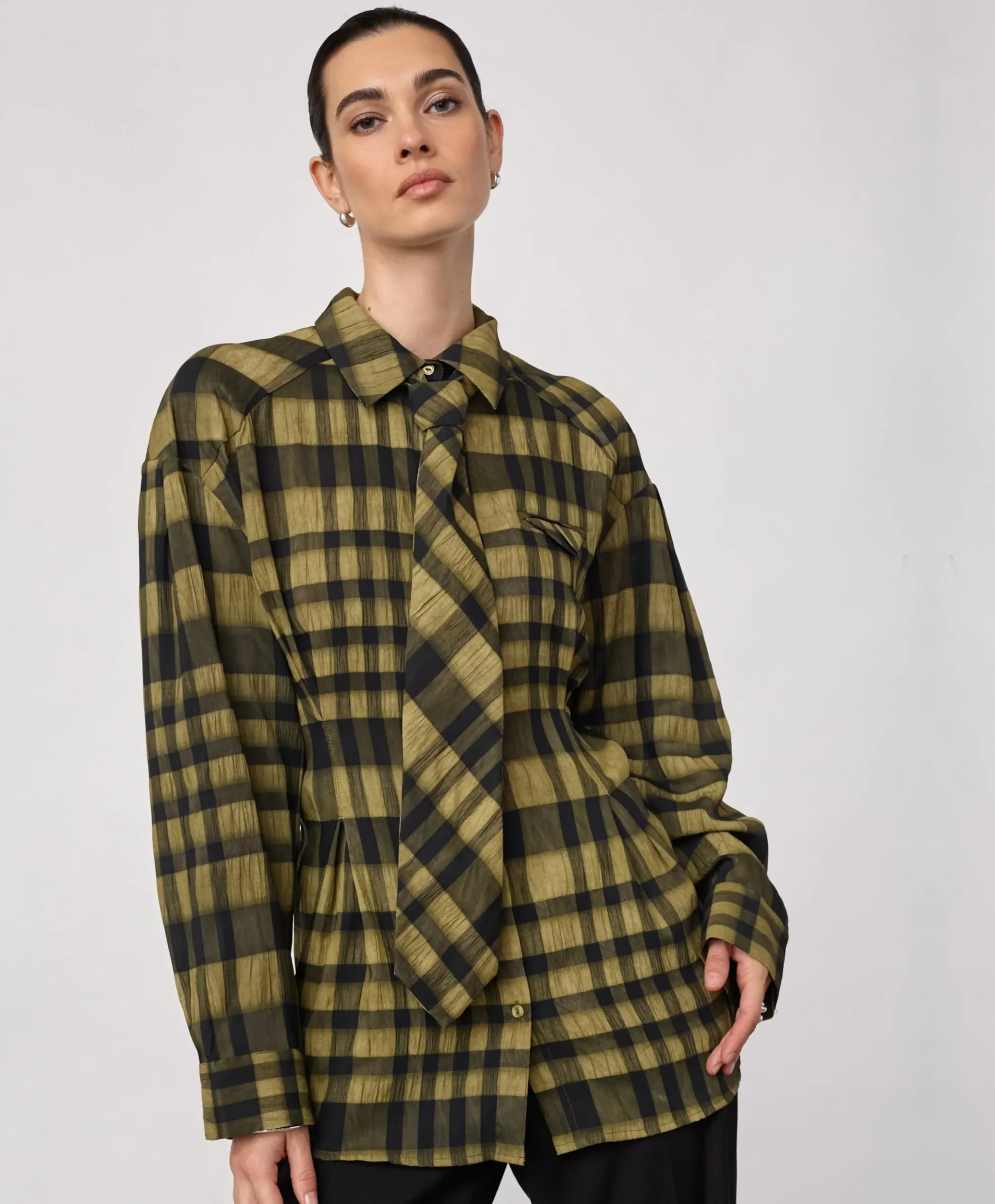 Dames blouse groen