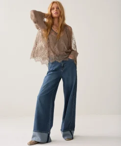 Dames blouse groen